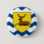 Vlag van Hertfordshire Pinback Button (Voorkant)