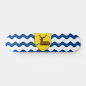 Vlag van Hertfordshire Skateboard (Horizontaal)