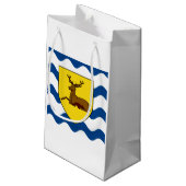 Vlag van Hertfordshire Small Gift Bag Klein Cadeauzakje (Achterkant Gekanteld)