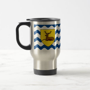 Vlag van Hertfordshire Travel Mug Reisbeker