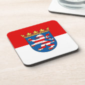 Vlag van Hesse Beverage Coaster Bier Onderzetter (Linkerzijde)