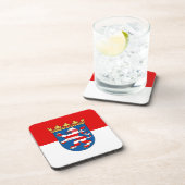 Vlag van Hesse Beverage Coaster Bier Onderzetter (Rechterzijde)