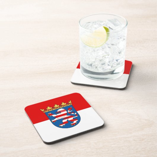 Vlag van Hesse Beverage Coaster Bier Onderzetter (Rechterzijde)