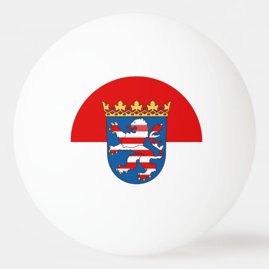 Vlag van Hesse Ping-Pong Bal Pingpongbal (Voorkant)
