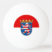 Vlag van Hesse Ping-Pong Bal Pingpongbal (Achterkant)