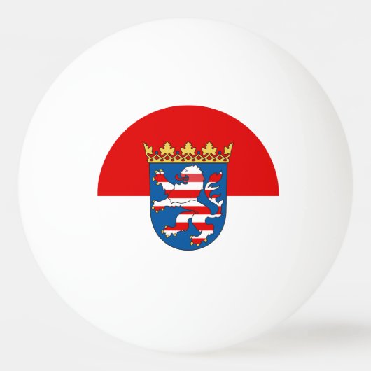 Vlag van Hesse Ping Pong Ball (Voorkant)