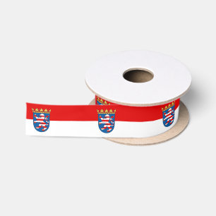 Vlag van hesse-satijn-lint satijnen lint
