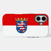 Vlag van Hessen Case-Mate iPhone Case (Achterkant (horizontaal))
