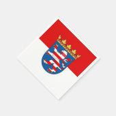 Vlag van Hessen Papieren servetten (Hoek)