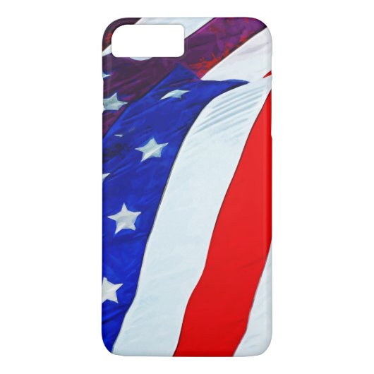 Vlag van het Amerikaanse Abstracte impressionisme Case-Mate iPhone Case (Achterkant)