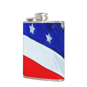 Vlag van het Amerikaanse Abstracte impressionisme Heupfles (Links)