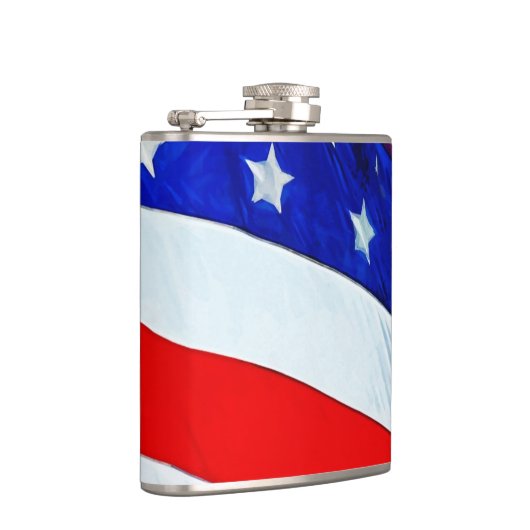 Vlag van het Amerikaanse Abstracte impressionisme Heupfles (Rechts)