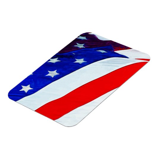 Vlag van het Amerikaanse Abstracte impressionisme Magneet (Linkerzijde)