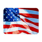 Vlag van het Amerikaanse Abstracte impressionisme Magneet (Horizontaal)