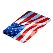 Vlag van het Amerikaanse Abstracte impressionisme Magneet (Linkerzijde)