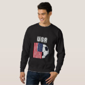 Vlag van het Amerikaanse voetbalteam Trui (Voorkant volledig)