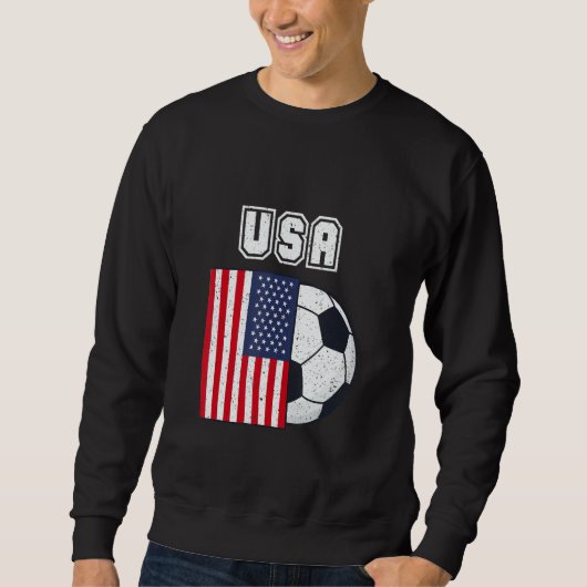 Vlag van het Amerikaanse voetbalteam Trui (Voorkant)