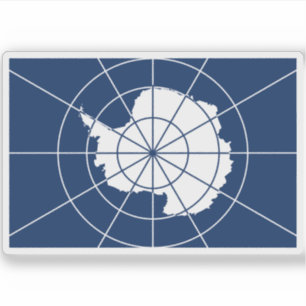 Vlag van het Antarctisch Verdrag Sticker