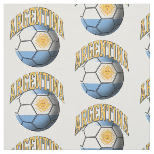 Vlag van het Argentijnse Voetbal Pattern Stof