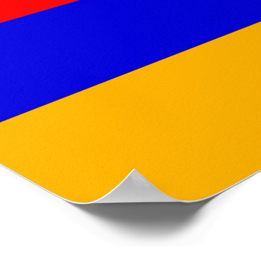 Vlag van het Armeense Poster (Hoek)