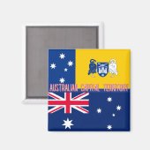 Vlag van het Australisch Hoofdstedelijk Territoriu Magneet (Voorkant / Achterkant)
