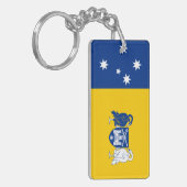 Vlag van het Australische Hoofdstedelijk Gebied Sleutelhanger (Voorkant Links)
