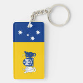 Vlag van het Australische Hoofdstedelijk Gebied Sleutelhanger (achterkant)