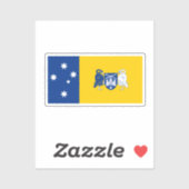 Vlag van het Australische Hoofdstedelijk Gebied Sticker (Vel)