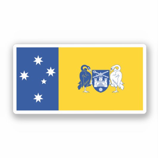 Vlag van het Australische Hoofdstedelijk Gebied Sticker (Voorkant)