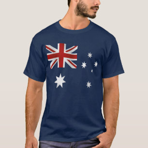 Vlag van het Australische Mannen T-shirt