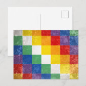 Vlag van het Aymara-volk Briefkaart (Voorkant / Achterkant)