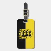 Vlag van het Bagagelabel Baden-Württemberg (Voorkant verticaal)