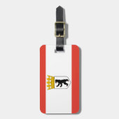 Vlag van het Bagagelabel Berlijn (Voorkant verticaal)