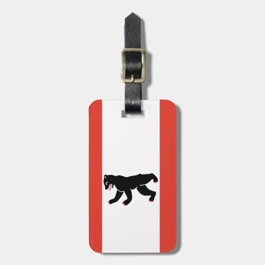 Vlag van het Bagagelabel Berlijn (Voorkant verticaal)