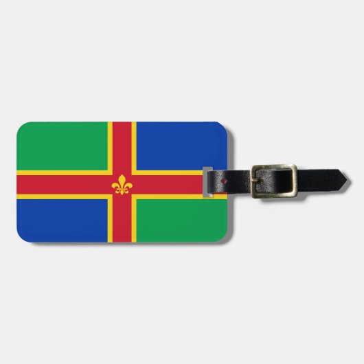 Vlag van het Bagagelabel Lincolnshire (Voorkant horizontaal)