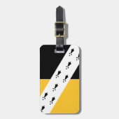 Vlag van het Bagagelabel Norfolk (Voorkant verticaal)