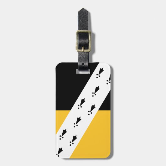 Vlag van het Bagagelabel Norfolk (Voorkant verticaal)