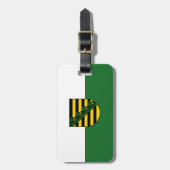 Vlag van het Bagagelabel Saksen (Voorkant verticaal)
