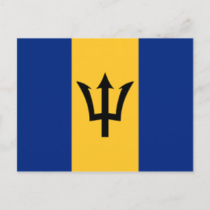 Vlag van het Barbados-Briefkaart Briefkaart