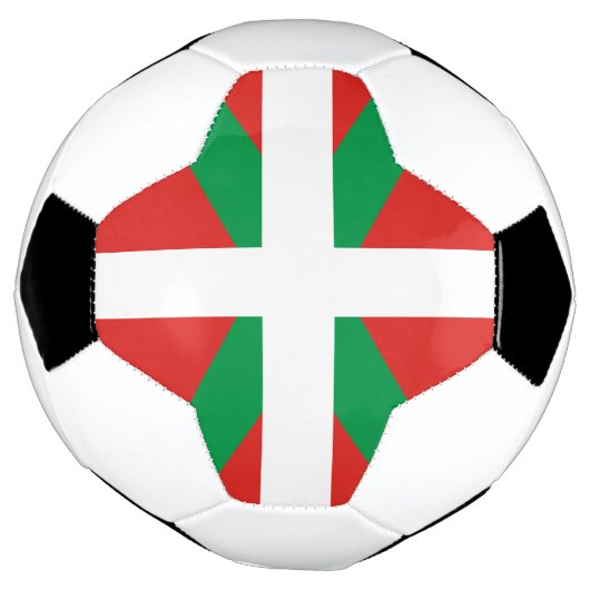 Vlag van het Baskenland Voetbal (Gedraaid)