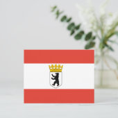 Vlag van het Berlijnse Briefkaart van Uitnodiging (Staand voorkant)