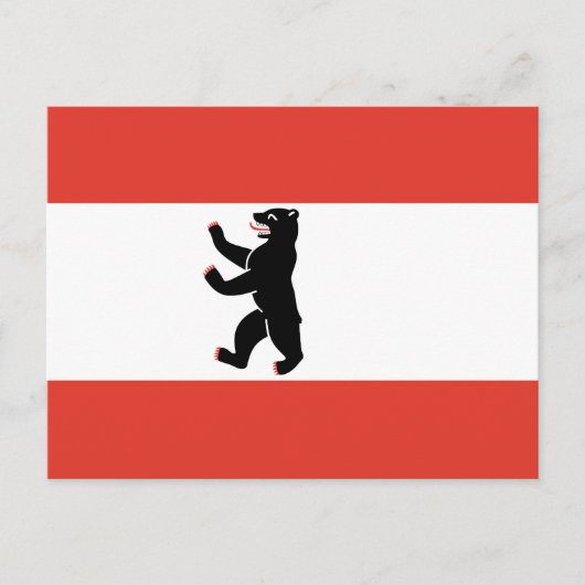 Vlag van het Berlijnse Briefkaart van Uitnodiging (Voorkant)