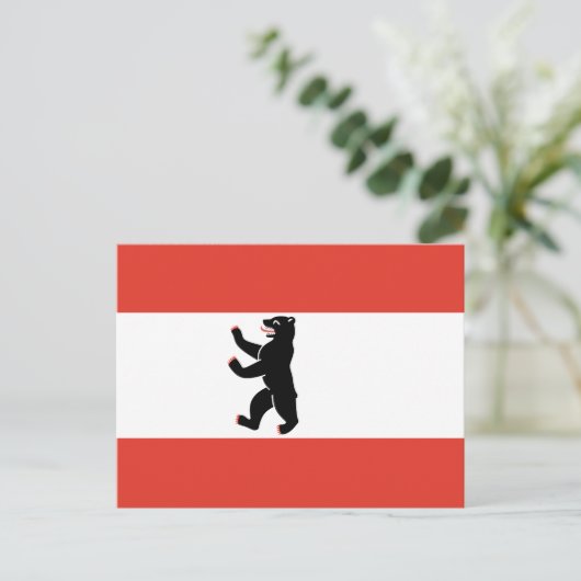 Vlag van het Berlijnse Briefkaart van Uitnodiging (Staand voorkant)
