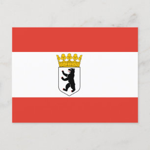 Vlag van het Berlijnse Briefkaart van Uitnodiging