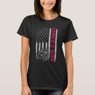Vlag van het Boerderij Wife Levenslang van de Boer T-shirt
