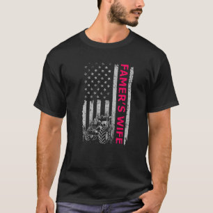 Vlag van het Boerderij Wife Levenslang van de Boer T-shirt