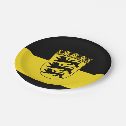 Vlag van het Bord Baden-Württemberg-papier (Gekanteld)