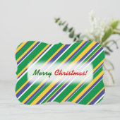 Vlag van het Braziliaanse geïnspireerde patroon va Kaart (Staand voorkant)