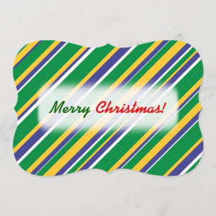 Vlag van het Braziliaanse geïnspireerde patroon va Kaart