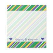 Vlag van het Braziliaanse geïnspireerde patroon va Notitieblok (Voorkant)